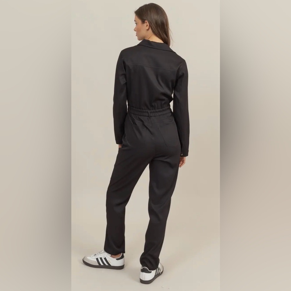 New nwt double zero black jumpsuit so adorable! S M L! #holidayoutfit - Picture 4 of 4